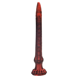 Gode Dragon HEELIX S 28 x 4 cm Rouge - Long et Fin 2