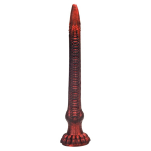 Gode Dragon HEELIX S 28 x 4 cm Rouge - Long et Fin