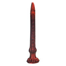 Gode Dragon HEELIX M Rouge - Forme longue et épaisse 2