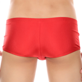 Shorty sexy avec Zip MINO Rouge 2
