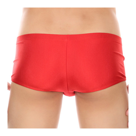 Shorty sexy avec Zip MINO Rouge