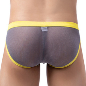 Slip sexy CLIPO Gris-jaune