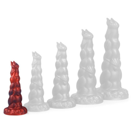 Plug Monstre HEYAK S Rouge de 18 x 5.5 cm