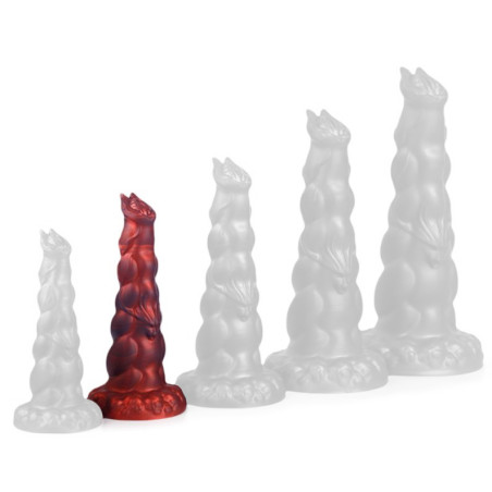 Plug Monstre HEYAK  M Rouge de 21 x 6.5 cm