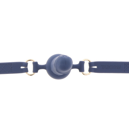 Bâillon en Silicone SUPREME DICK 7 x 2.7cm Bleu