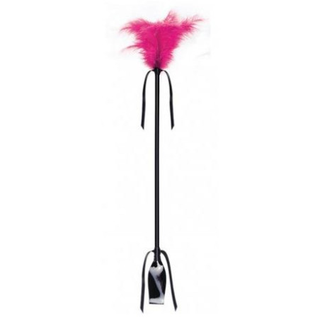 Cravache et Plumeau SECRET TOUCH 50cm Fuchsia