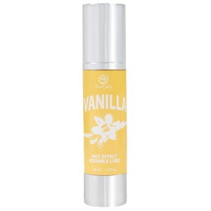 Lubrifiant Effet Chaud TOUCH & KISS Vanille 50ml Jaune