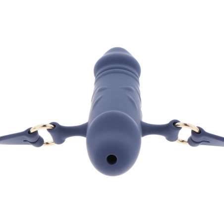 Bâillon en Silicone SUPREME DOUBLE 9.5 x 3.4cm