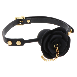 Bâillon DONA 40mm Noir Doré 2