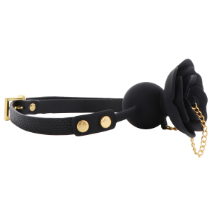 Bâillon DONA 40mm Noir Doré