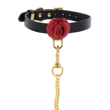 Collier et laisse WILD ROSES