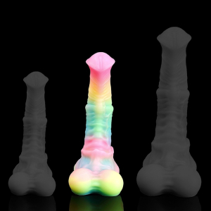 Gode Horse Phosphorescent KYMERA M 22 x 7cm Multicolore