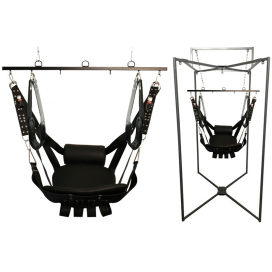 Kit Sling Cuir Deluxe VIP Noir Armature Grise