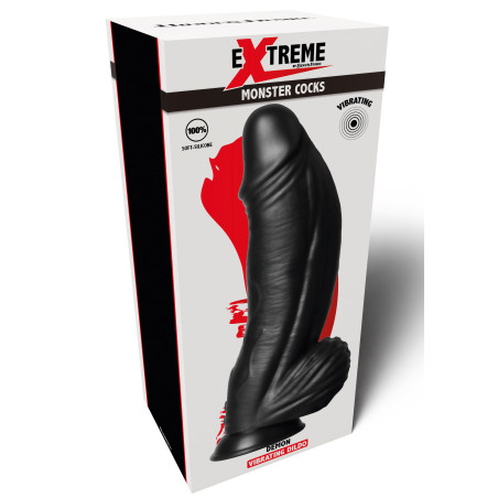 Gode vibrant XL DEMON COCK 19 cm - 9 Vibrations