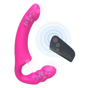 Vibro sans Harnais PIZZIE 13 x 3.5cm Rose