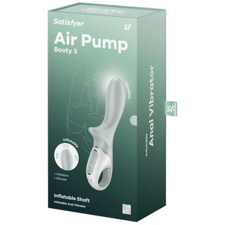 Vibro Gonflable AIR PUMP BOOTY 3 8 x 3.5cm