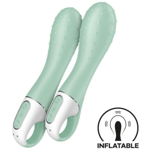 Vibro Point G Gonflable AIR PUMP Vibrator 3 12 x 4cm Vert