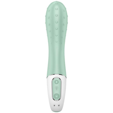Vibro Point G Gonflable AIR PUMP Vibrator 3 12 x 4cm Vert