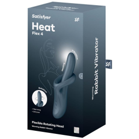 Vibro Rabbit HEAT FLEX 4 Gris 2