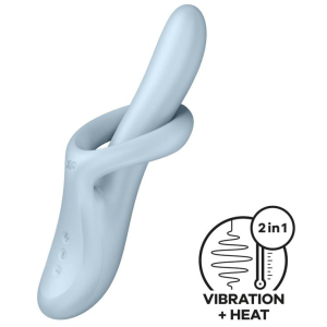 Vibro Rabbit HEAT FLEX 4 Bleu