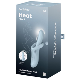 Vibro Rabbit HEAT FLEX 4 Bleu 2