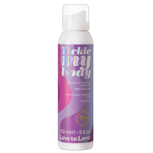 Mousse de massage crépitante TICKLE MY BODY Noix de Coco 150ml