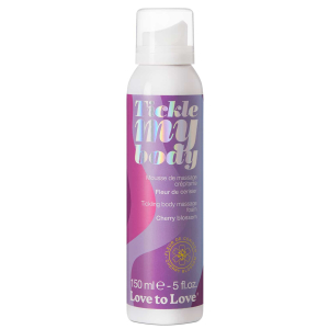 Mousse de massage crépitante TICKLE MY BODY Fleur de Cerisier 150ml