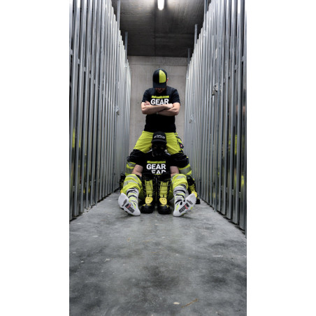 Chaussettes hautes MX SOCKS Sk8erboy Blanc-Fluo-Noir