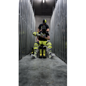 Chaussettes hautes MX SOCKS Sk8erboy Blanc-Fluo-Noir