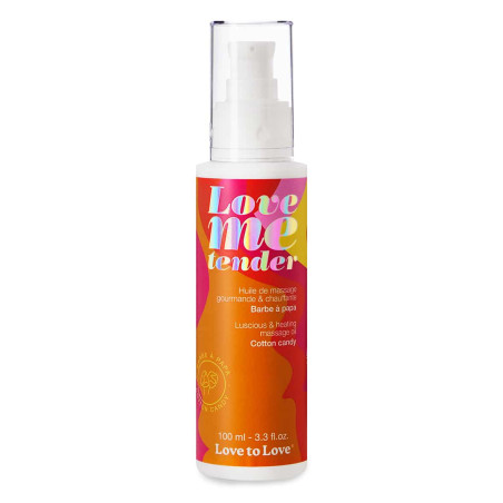 Huile de massage LOVE ME TENDER Barbe à papa 100ml