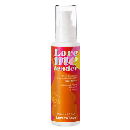 Huile de massage LOVE ME TENDER Noix de Coco 100ml