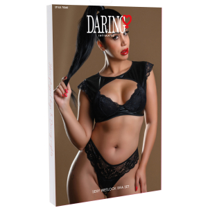 Ensemble Soutien-Gorge et String NOELIA Noir