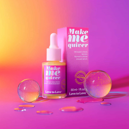 Stimulant Clitoridien MAKE ME QUIVER 30ml Rose