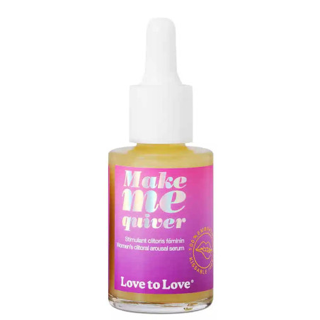 Stimulant Clitoridien MAKE ME QUIVER 30ml Rose