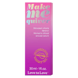 Stimulant Clitoridien MAKE ME QUIVER 30ml Rose 2