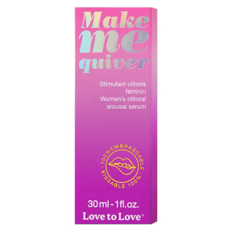 Stimulant Clitoridien MAKE ME QUIVER 30ml Rose