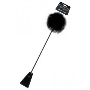 Cravache Feather Crop Noire