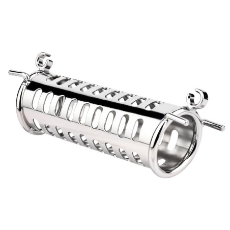Double Cage de chasteté STEELOCK 15 x 3.7 cm