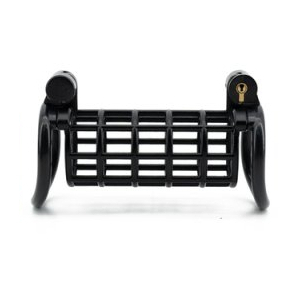 Double Cage de chasteté DULOCK Noire 12 x 3.5 cm