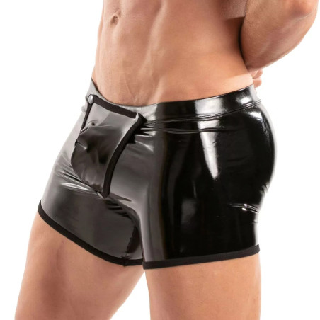 Boxer avec Ouverture VINYL EASY ACCESS Noir