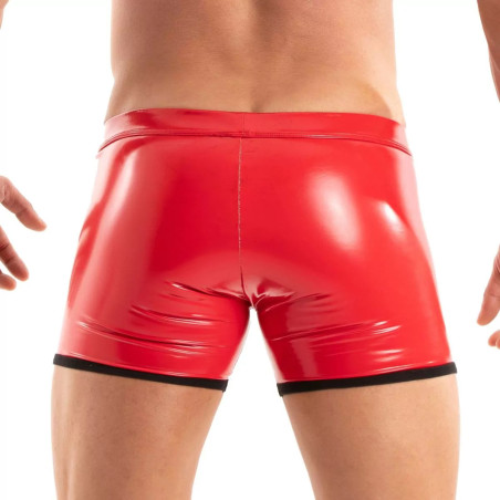 Boxer avec Ouverture VINYL EASY ACCESS Rouge