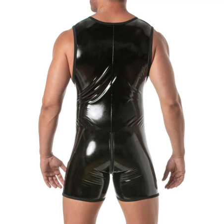 Combi Short VINYL FULL ZIP Noir