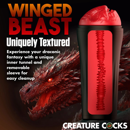 Masturbateur monstre CREATURE DRAGON Rouge