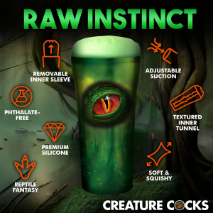 Masturbateur monstre CREATURE RAPTOR Vert