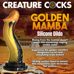 Gode GOLDEN MAMBA 20 x 6cm