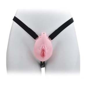 Cage de Chasteté avec Harnais SISLAB 5.5 x 3.5cm Rose