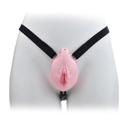 Cage de Chasteté avec Harnais SISLAB 5.5 x 3.5cm Rose