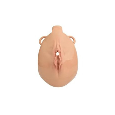 Cage de Chasteté avec Harnais SISLAB 5.5 x 3.5cm Beige