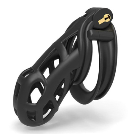 Cage de chasteté CONTRIK XL Noire de 10.5 x 3.6 cm