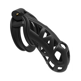 Cage de chasteté CONTRIK XXL Noire de 12 x 3.6 cm 2